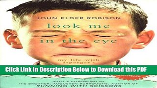 [Read] Look Me In The Eye - My Life With Asperger s Free Books