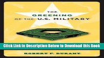 [Reads] Greening of the U.S. Military: Environmental Policy, National Security, and Organizational