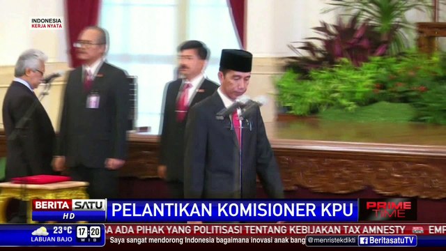 Presiden Lantik Hasyim Asy'ari Pengganti Husni Kamil Manik