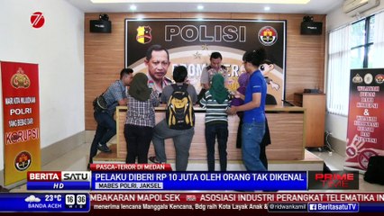 Pelaku Teror Gereja Diberi Rp 10 Juta oleh Orang Tak Dikenal
