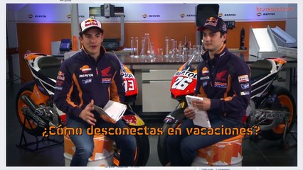 La cara más divertida de Marc Márquez y Dani Pedrosa