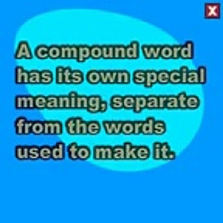 Compound Word Lesson Video !