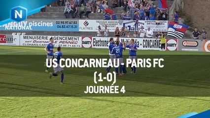 J4 : US Concarneau - Paris FC (1-0), le résumé