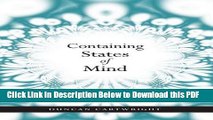 [Read] Containing States of Mind: Exploring Bion s Container Model in Psychoanalytic Psychotherapy