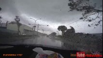 Tornado Sucks Up Small Car