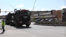 Ankara'daki Tugaydan Yola Çıkan Tanklar, Çankırı'ya Getirilmeye Devam Ediyor