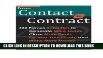Collection Book From Contact to Contract: 432 Proven Sales Tips to Generate More Leads, Close More