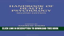 Collection Book Handbook of Health Psychology: Second Edition