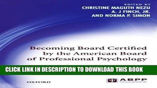 Collection Book Becoming Board Certified by the American Board of Professional Psychology