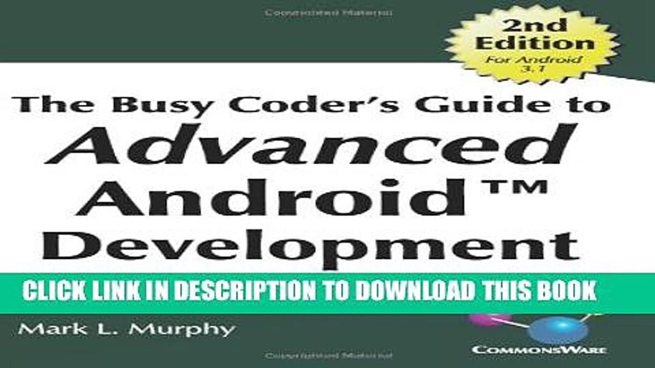 [PDF] The Busy Coder s Guide to Advanced Android Development Popular Collection