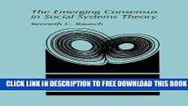 New Book The Emerging Consensus in Social Systems Theory