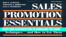 Collection Book Sales Promotion Essentials: The 10 Basic Sales Promotion Techniques...and How to