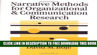 Collection Book Narrative Methods for Organizational   Communicati