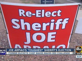 Joe Arpaio up for re-election yet again, opponent hoping to beat him