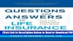 [Get] Questions and Answers on Life Insurance: The Life Insurance Toolbook Free Online