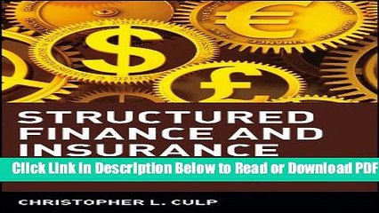 [Get] Structured Finance and Insurance: The ART of Managing Capital and Risk Popular Online