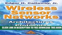 Collection Book Wireless Sensor Networks:  Architectures and Protocols (Internet and Communications)
