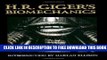 New Book H. R. Giger s Biomechanics