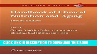 New Book Handbook of Clinical Nutrition and Aging