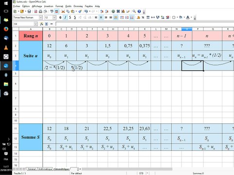 Suites arithmétiques et géométriques