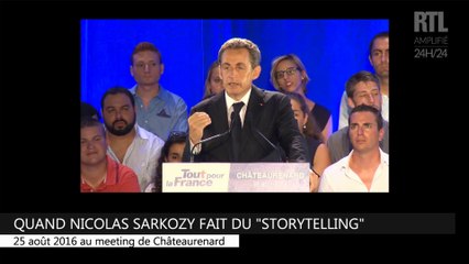 Quand Nicolas Sarkozy fait du "storytelling"