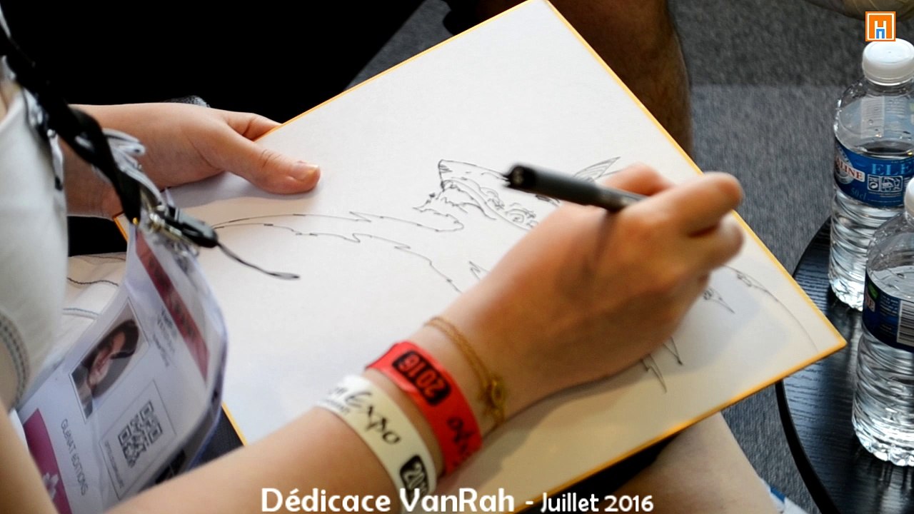 Dédicace VanRah, auteur de Ayakashi chez Glénat Manga