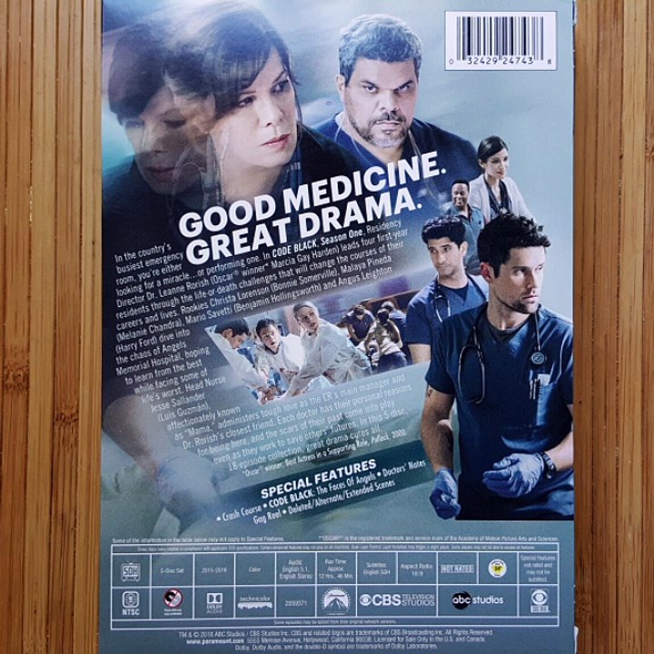 Critique DVD Code Black Season1
