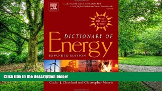 Big Deals  Dictionary of Energy: Expanded Edition  Free Full Read Best Seller