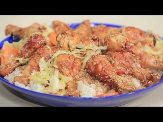 فتة دبابيس الدجاج | غادة جميل