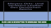 [PDF] Meyers Orts- Und Verkehrs-Lexikon Des Deutschen Reichs Full Online