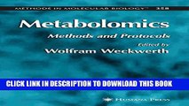 Collection Book Metabolomics: Methods and Protocols (Methods in Molecular Biology)