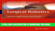 New Book Surgical Robotics: Systems Applications and Visions