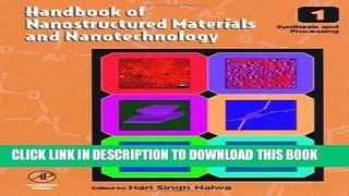 Collection Book Handbook of Nanostructured Materials and Nanotechnology, Five-Volume Set