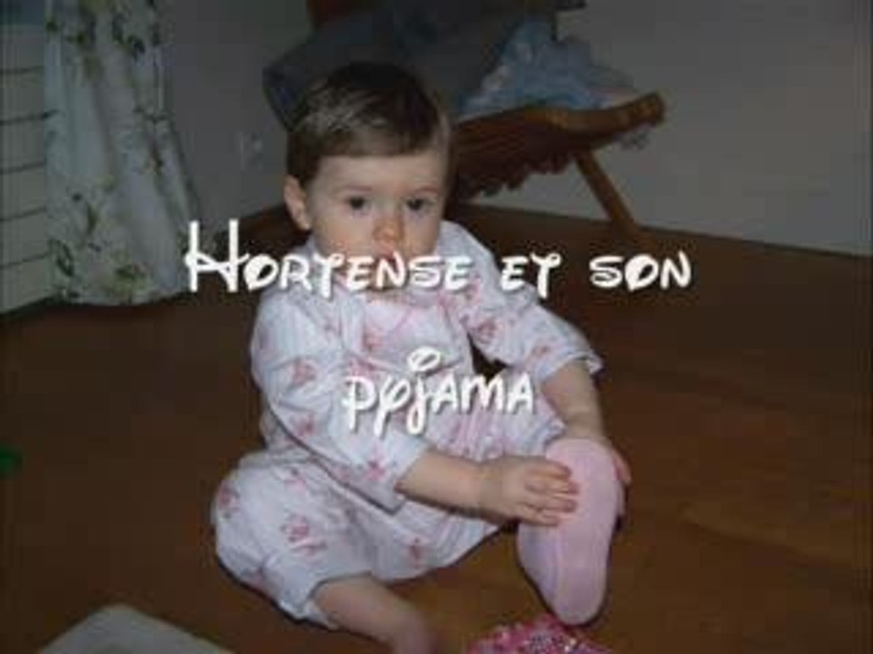 Hortense en pyjama