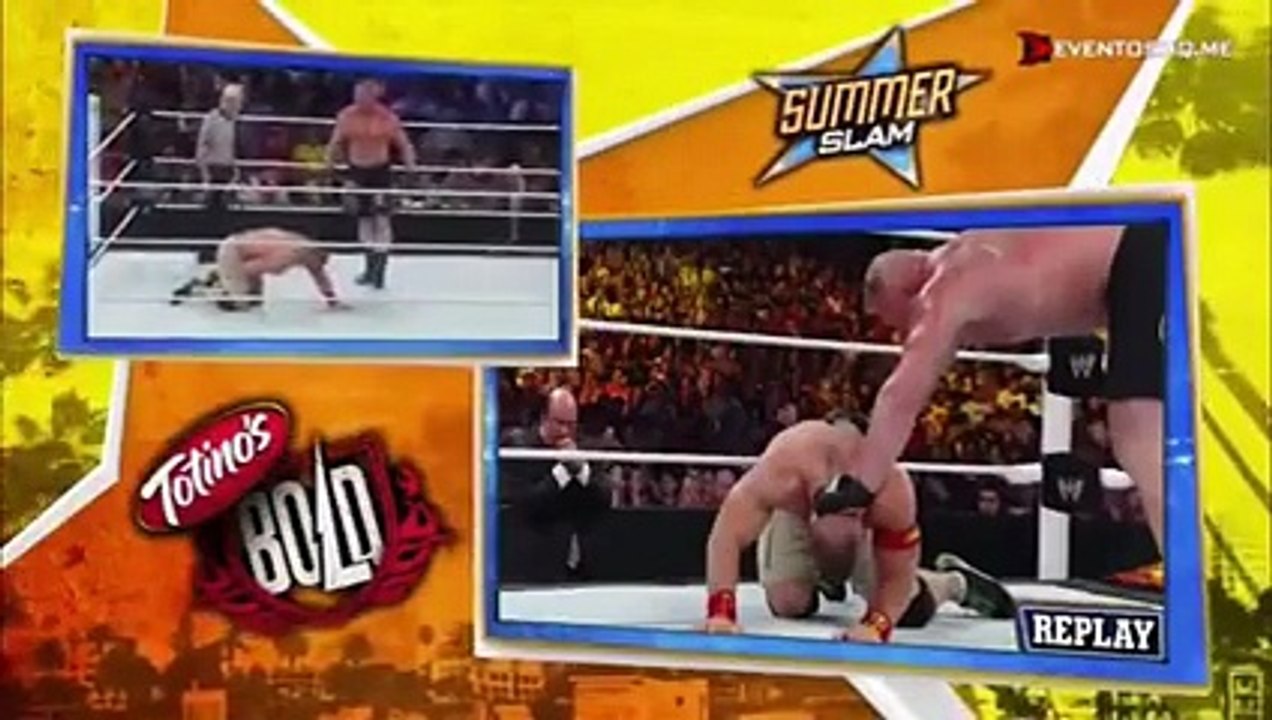Brock Lesnar vs John Cena WWE World Heavywheight Championship Match SummerSlam 2014
