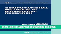Collection Book Computational Methods in Biomedical Research (Chapman   Hall/CRC Biostatistics