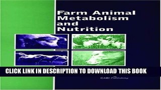 Collection Book Farm Animal Metabolism and Nutrition