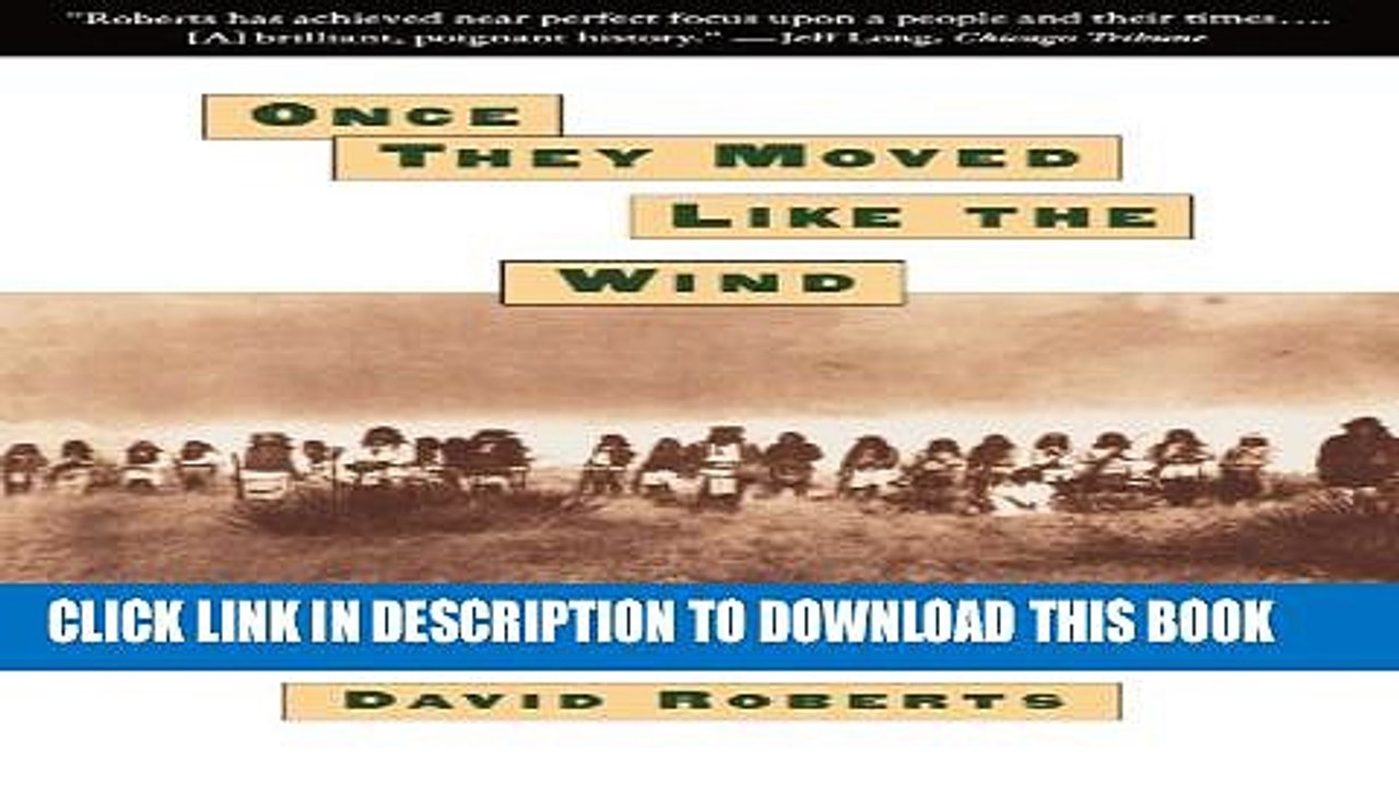 [PDF] Once They Moved Like The Wind : Cochise, Geronimo, And The Apache Wars [Full Ebook]