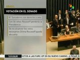 Presidenta de Brasil podría ser destituida del cargo por 54 senadores