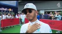 C4F1: Lewis Hamillton post qualifying interview (2016 Belgian Grand Prix)