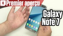 Galaxy Note 7 en vidéo : bords incurvés et étanchéité !