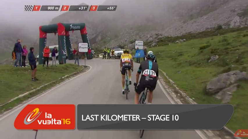Last kilometer / Ultimo kilómetro - Etapa 10 - La Vuelta a España 2016