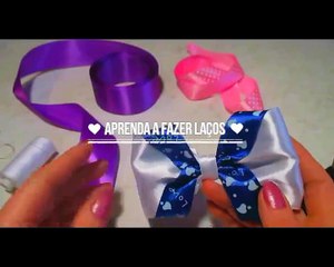 DIY Laço de Fita de Cetim