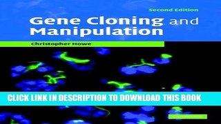 Collection Book Gene Cloning and Manipulation