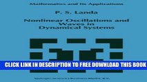 New Book Nonlinear Oscillations and Waves in Dynamical Systems