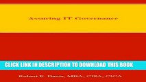 [PDF] Assuring IT Governance (Assurance Services Book 2) Full Online