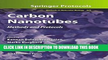 New Book Carbon Nanotubes: Methods and Protocols (Methods in Molecular Biology)
