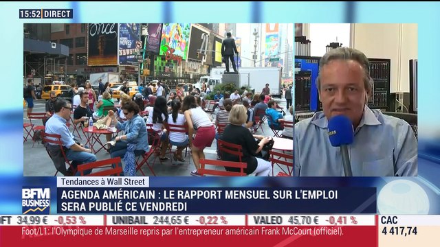 Les tendances à Wall Street: Les revenus et les dépenses des ménages américains ont enregistré une hausse en juillet - 29/08