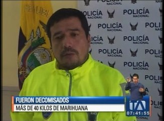 Download Video: Fueron decomisados más de 40 kilos de marihuana