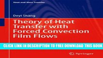 Collection Book Theory of Heat Transfer with Forced Convection Film Flows
